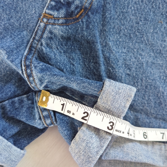 Vintage Button Fly Jean Shorts - Picture 9 of 9